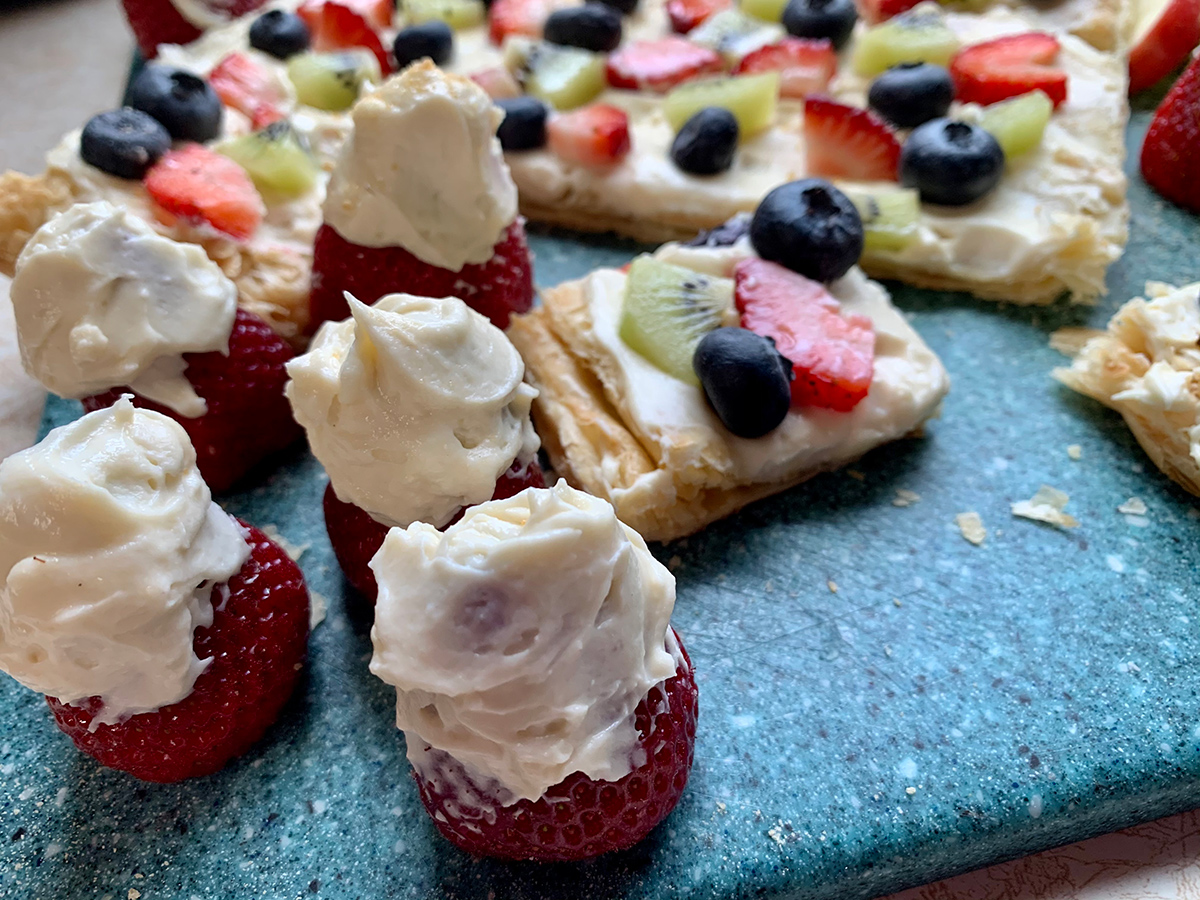 Maple topped Strawberries